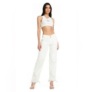 Iamgia white ryder cargo pants
